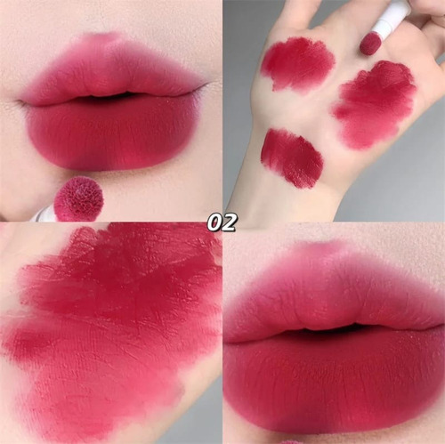 Labial Con Aplicador Gege Bear Rojo
