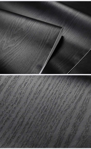 Papel Adherible Madera Negra 40*400cm