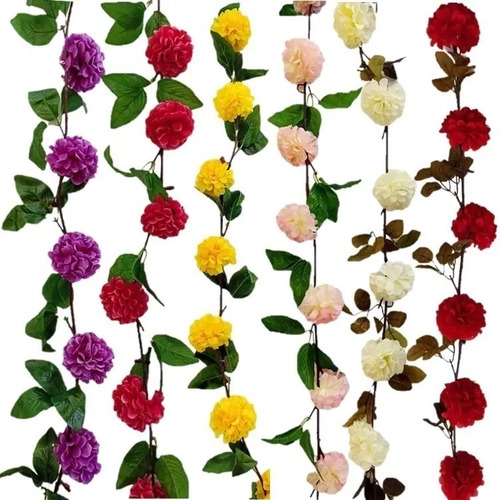 Guirnaldas Colgantes Flores Colores Varios