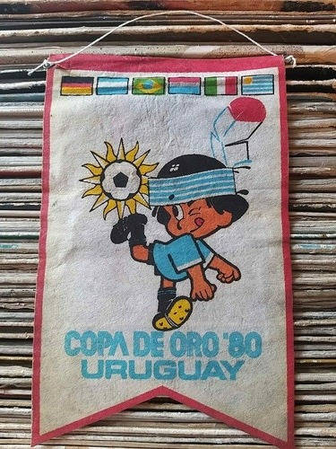 Mundialito Copa De Oro 1980 Banderines De Todos Los Paises 