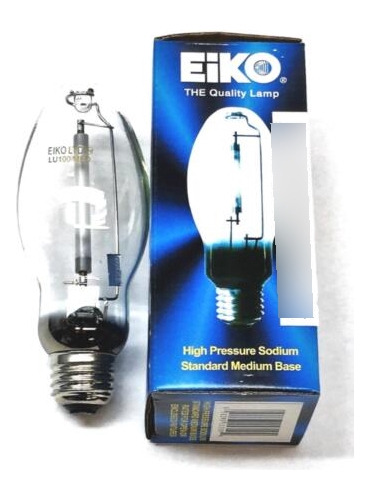 Eiko Lu100/med 100w Hps Ed-17 Medium Base Bulb 1909 [lot Qjj