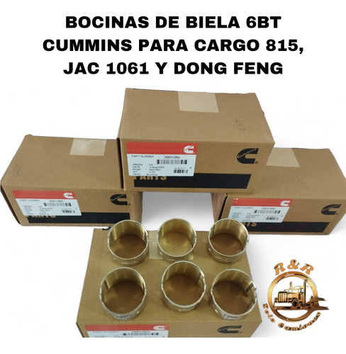 Bocina De Biela Cummins 6bt Para Dong Feng, Cargo 815