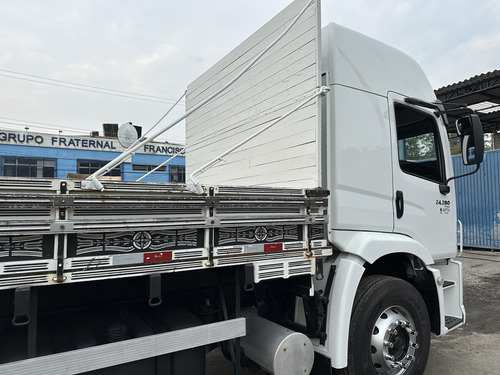 Vw 24280 2022 Carroceria 11 Pneus Novos Ñ 24260 Atego 2426