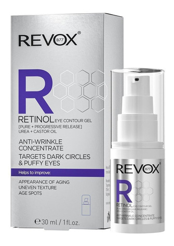 Revox B77 Gel Facial · Retinol Contorno Ojos Bolsas Y Ojeras