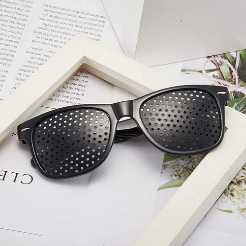 Gafas Estenopeicas Para Mejorar La Visión Negras Unisex Para