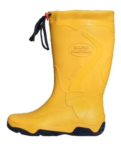 Botas De Goma Para Lluvia Topper Amarillas Y Azules MercadoLibre