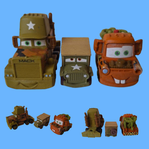 Cars Sarge's Boot Camp Mack, Mater Y Sarge Disney Pixar
