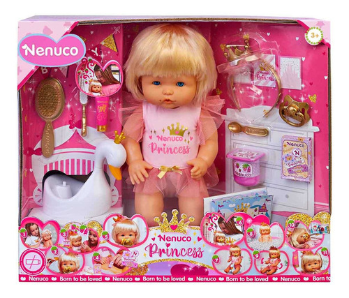 Nenuco Princess Muñeca Con Accesorios 36cm Famosa