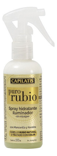 Capilatis Puro Rubio Spray Iluminador X 100ml - Sin Enjuague