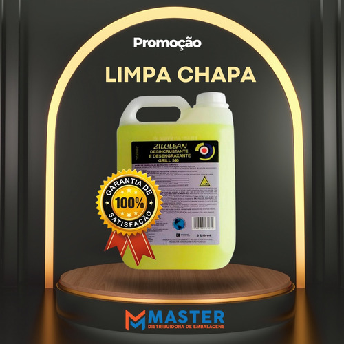 Limpa Chapas Coifas Fritadeiras 5 Litros Glill 540