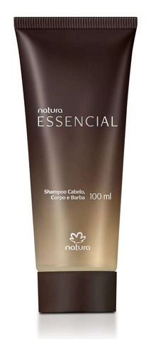 Shampoo Cabelo Corpo E Barba Essencial 100 Ml Natura