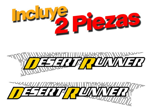 Calca Calcomanía Sticker Nissan Desert Runer Rodada