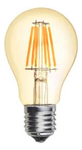5 Pç Lâmpada Led Filamento Dimerizavel Bulbo A60 4w 127v Cor da luz Branco-quente 110V