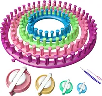 Comprar Telares Circular Para Tejer Aguja Gancho + Pomponera Pompon