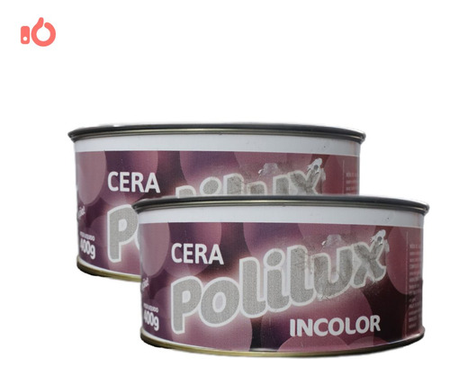 Cera Pasta Para Móveis Madeira Incolor - Polilux - 2unidades