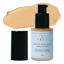 Comprar Base de maquillaje en crema Teia Cosméticos Piel Grasa MAQG TEIA Cosméticos, Maquillaje para piel grasa mixta de ingredientes naturales - 30 gr tono medio claro - 30mL 79g