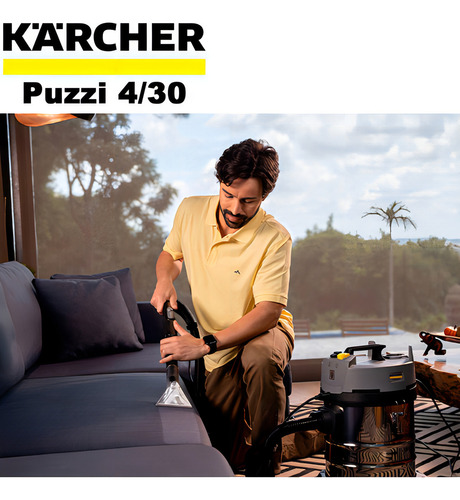 Lavadora Y Aspiradora Karcher 430 Tapizados 1600w Inox Dimm Color Plateado