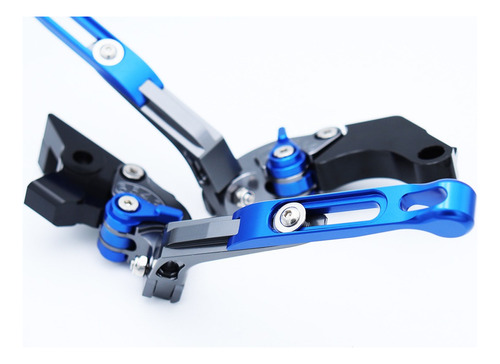 Palancas Y Puños Para Suzuki Gsxr150 Gsx-s125 - Azul Gris