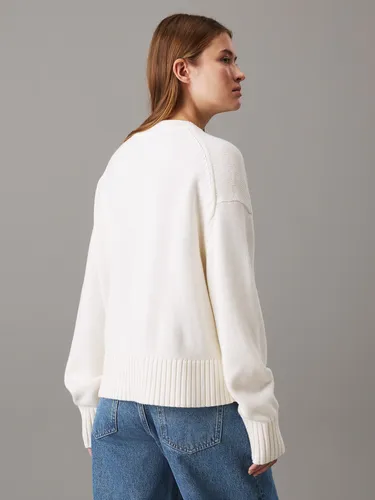 Saco Tejido De Lana Con Logo En El Cuello Calvin Klein