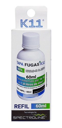 Imagem 2 de 6 de Tapa Fugas K11 Refil 60ml Auto 16tr Ar Condicionado Split