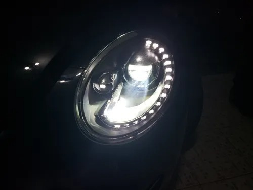 Farol De Led Volkswagen Fusca Tsi Par