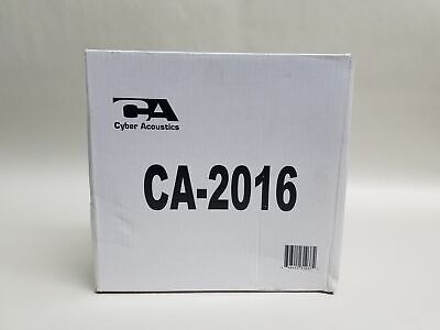 New Cyber Acoustics Ca-2016 2-piece Usb Powered Computer Ttz