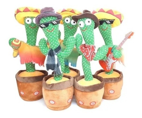 Cactus Juguete Peluche 120 Canciones, Baila Repite Sonido