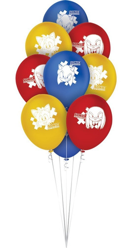 Imagem 1 de 5 de Balão - Bexiga Sonic - 25 Unidades