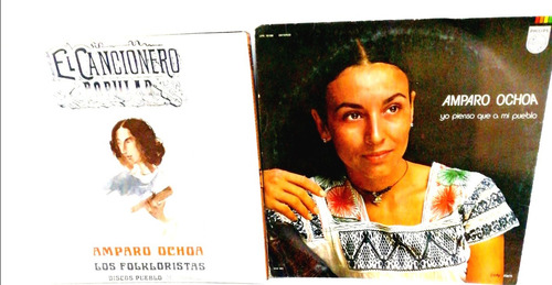 Amparo Ochoa El Cancionero Popular Y Otro Disco Vinilo 2 Us