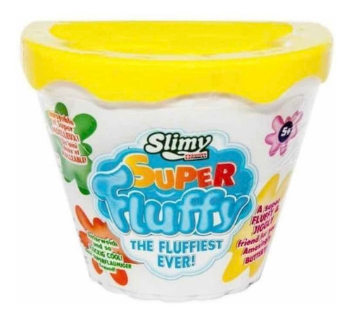 Slime Slimy Súper Fluffy Esponjosa Amarillo