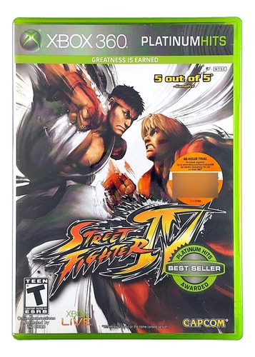 Street Fighter Iv 4 Original Xbox 360 Mídia Física