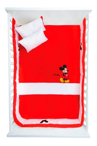 Cobertor Viaje Chiqui Mundo Bordado Mickey Mouse