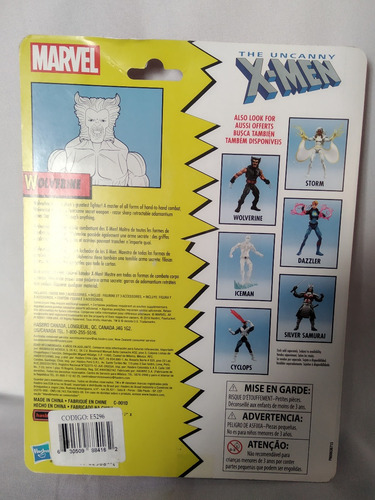 Imagen 3 de 3 de Wolverine Uncanny X-men Retro Marvel Legends Hasbro