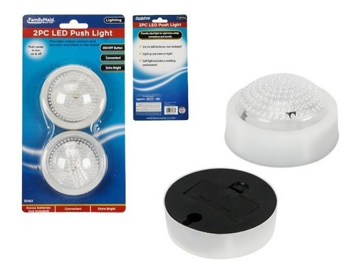 Set De Luces Led  Adherible Encendido Push