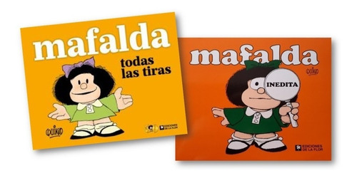 2 Libros Mafalda Todas Las Tiras + Mafalda Inedita Quino
