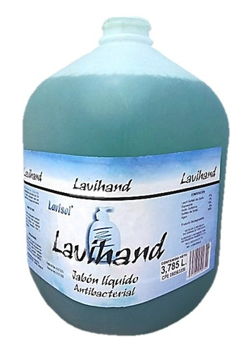 Jabón Liquido P/manos Lavihand X 4 Galones