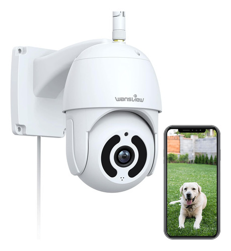 Cámara De Seguridad Wansview Al Aire Libre, 1080p Pan-tilt 3