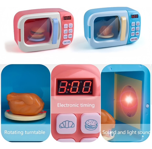 Set De Juguetes Educativos Para Microondas Con Simulación De