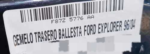 Gemelo Trasero Ballesta Ford Explorer 96/04