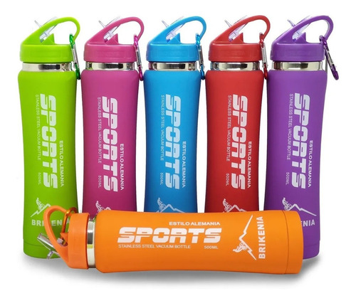 Imagen 1 de 3 de Botella Térmica Deportiva Termo Acero Inoxidable Sport 500ml