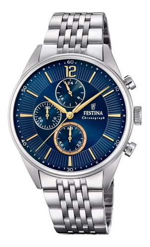 Relógio masculino Festina F20285/3 prateado