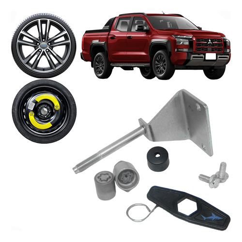 Antifurto De Estepe Sparelock Para Pickup / Caminhonete