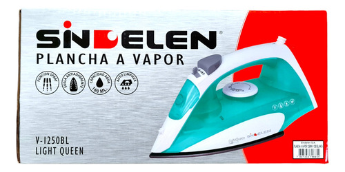 Plancha A Vapor Sindelen V-1250bl Light Queen 1250 W 