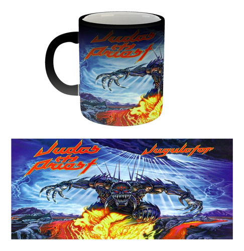 Taza Mágica Judas Priest Metal |de Hoy No Pasa| 2