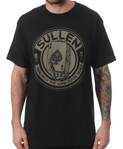 Camiseta Sullen Deal With It Black Preta