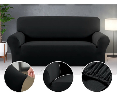 Imagen 7 de 10 de Funda Forro Cobertor Mueble De 3 Cuerpos + Banda Ajustable