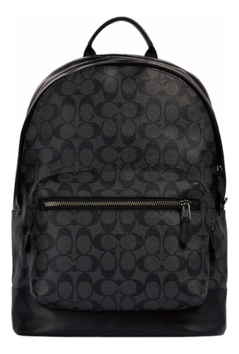 Mochila Coach West Backpack In Signature Canvas