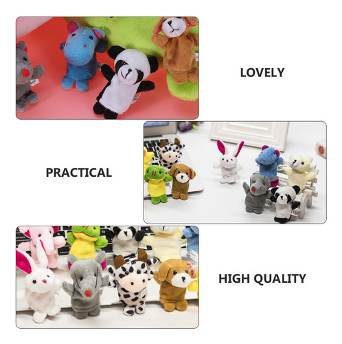 1 Juego De Títeres De Peluche Con Forma De Animal Bebé, Ador
