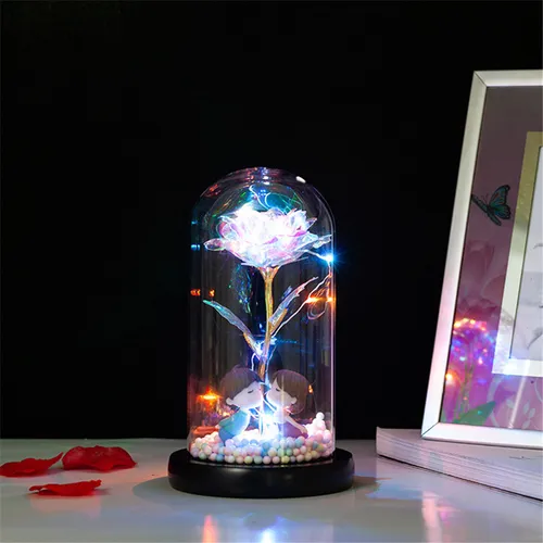 2025 Cúpula De Vidrio Decorativa Romántica Multicolor De