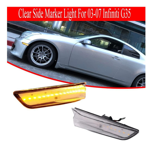 Gtinthebox Para Infiniti G35 2d Coupé Reductor Lateral Clara